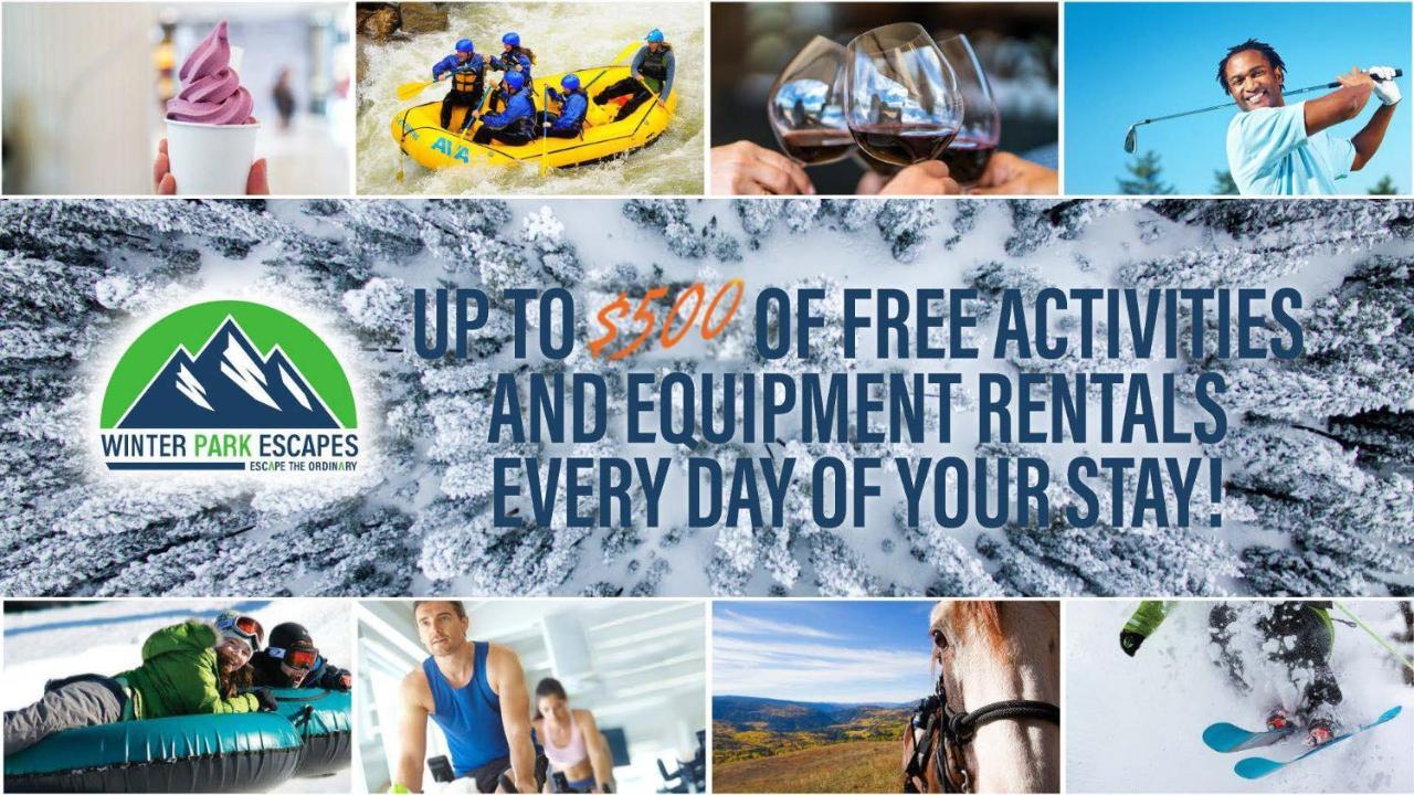 Ski In-Out Luxury Condo #3425 With Huge Hot Tub & Great Views - 500 Dollars Of Free Activities & Equipment Rentals Daily 윈터 파크 외부 사진